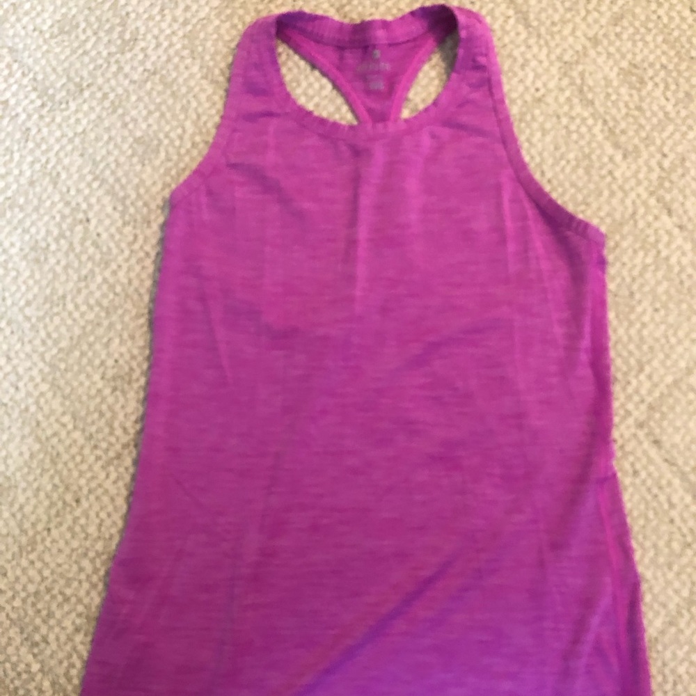 Athleta XXS women’s pink racer back tank top. VGUC. Smoke free, pet free home.